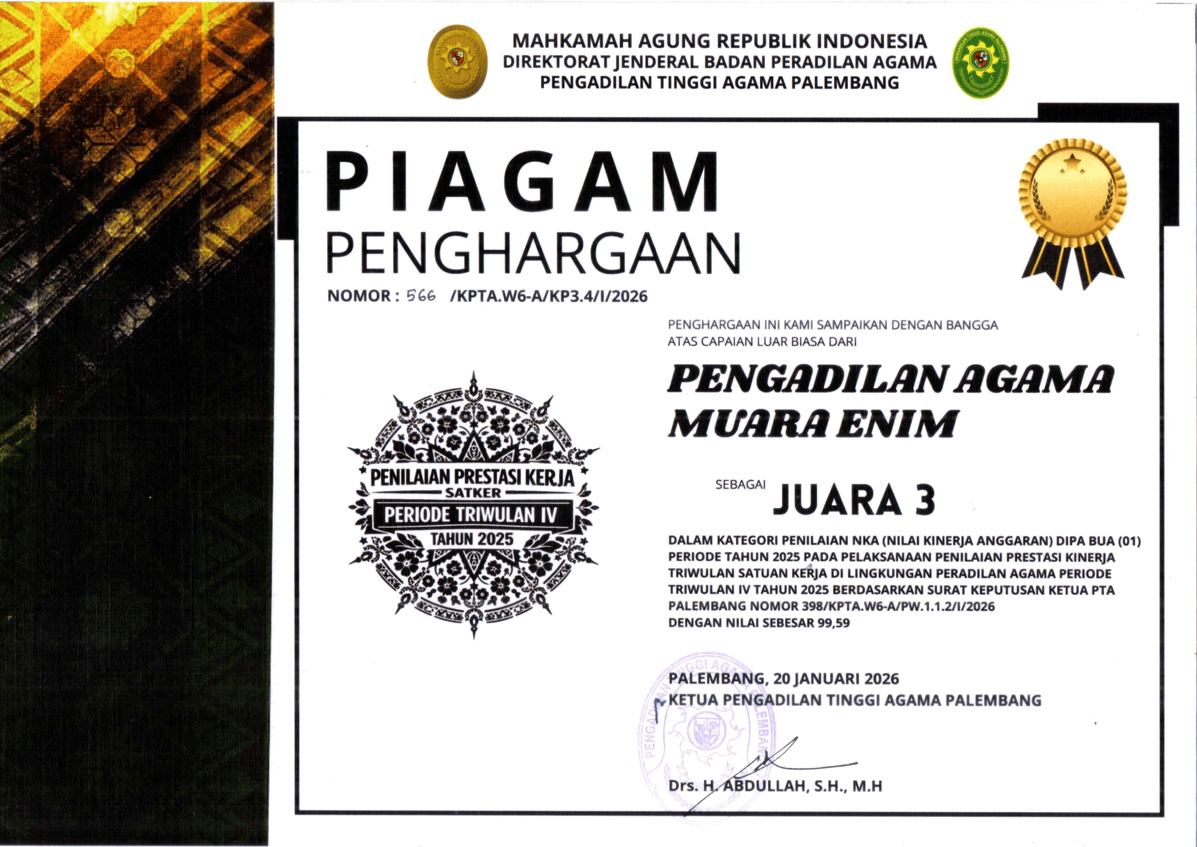7. Penilaian NKA DIPA 01 Juara 3 1